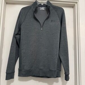 Under Armour Men's Gray Cold Gear 1/4 Zip Pullover